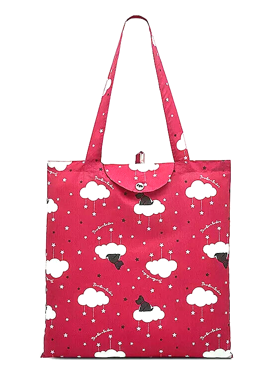 RADLEY  DOG PINK - IT'S WRITTEN IN THE STARS -  FOLDAWAY TOTE SHOPPER RRP £16