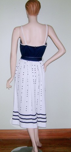 VINTAGE 1970s ALFRED SHAHEEN HAWAIIAN PINUP DRESS MOD BOMBSHELL ROCKABILLY DRESS - Picture 3 of 12