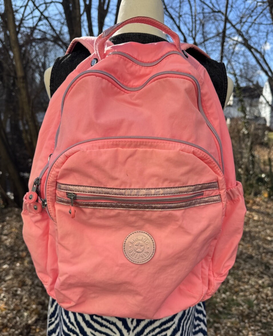 Kipling Live Light Hot Pink Backpack Vintage | eBay display picture 3