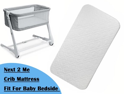 Babybett Matratze passend für Next 2 Me neben Kinderbett Matratze Kleinkind Krippe Bett