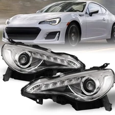 Headlights For 2013-2016 Subaru BRZ /Scion FR-S /Toyota 86 LED Projector Chrome