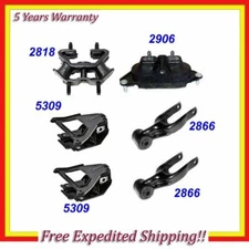 For 05-09 Buick Allure/ Lacrosse 3.6L/ 3.8L Engine Motor & Trans Mount Set 6PCS