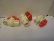 3 yes 3 AMERICAN VALVE P200CTS  1/2" CPVC Socket  Slip x Slip Ball Valve solvent