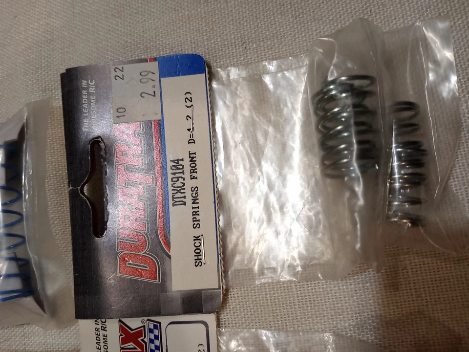 Muelles y sellos de choque Duratrax, surtidos nuevos stock antiguo B4 Foto 4 de 4