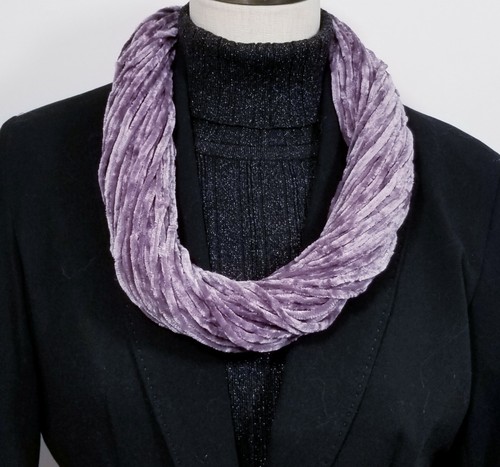 Sciarpe infinite donna velluto morbido con chiusura magnetica accessorio - Foto 19 di 19