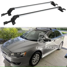 For Mitsubishi Lancer Sedan Roof Rack Cross Bar Luggage Cargo Carrier w/Locks