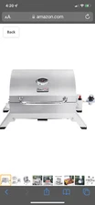 NIB: Portable Stainless Steel Gas Grill by Royal Gourmet