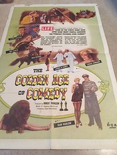 VINTAGE GOLDEN AGE OF COMEDY 27 X 41 1 SHEET MOVIE POSTER 1958