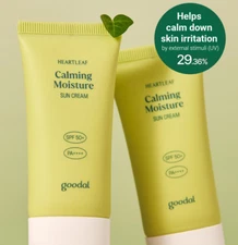 Goodal Heartleaf Calming Moisture Sun Cream SPF50+/PA++++ 50ml + 50ml K-Beauty