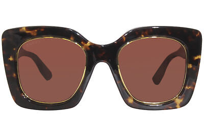 GUCCI キャットアイサンクラス GG1151S 003 Gucci GG1151S 003 Sunglasses Women's Havana/Brown Lenses Cat