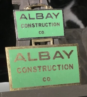 Albay Construction Co Watch Fob Set Martinez, CA