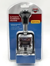 Automatic Numbering Machine Self Inking 8 Modes With Refill Ink and Pads Office