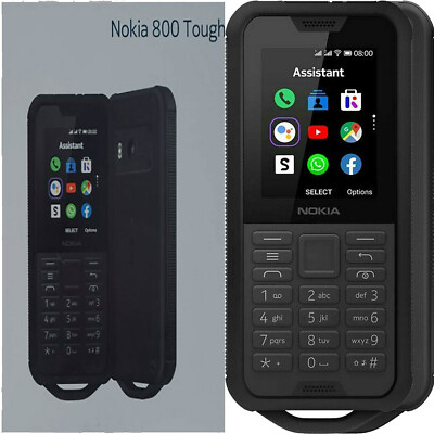 Nokia 800 Tough 4G Black 4GB + 512MB Single-SIM Factory Unlocked