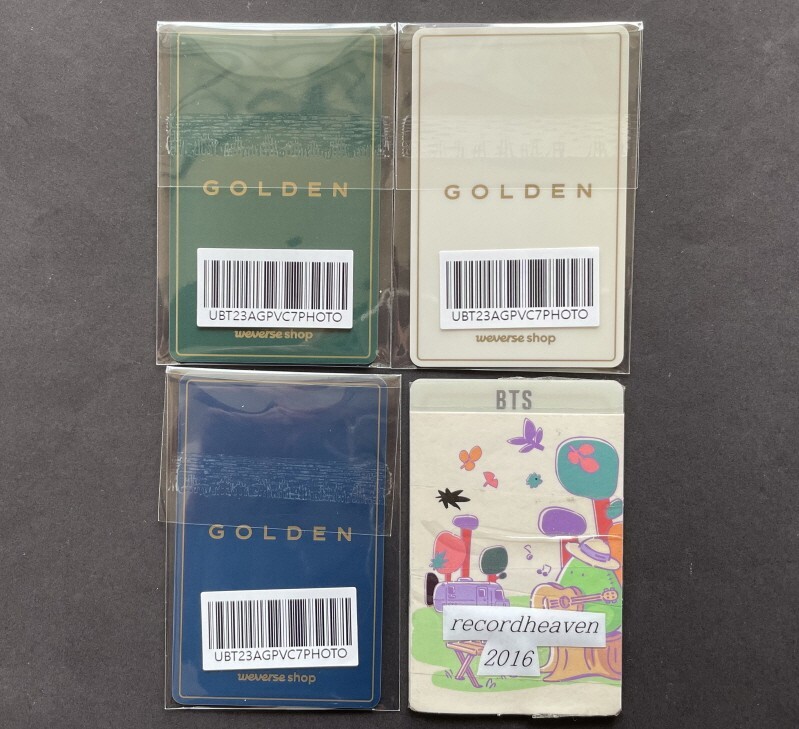 BTS ジョングク GOLDEN weverse USA トレカ BTS,JUNGKOOK-GOLDEN WEVERSE SHOP POB PHOTO CARD NUMBER 2 ONLY+