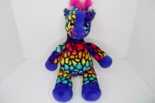 Build A Bear Wild Style Rainbow Giraffe Plush 18" Stuffed Animal