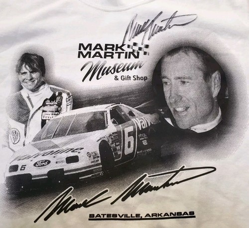 NICE Signed Autographed Mark Martin Vintage Shirt JSA COA Nascar Racing Museum - Picture 2 of 4