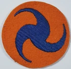 U.S WW2 USAAF AAC Air Corps Headquarters HQ Pinwheel Felt Patch Badge. Military