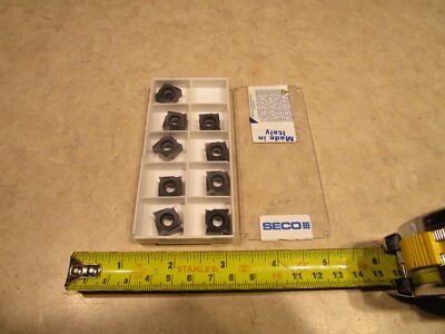LOT OF 9 SECO NI-SN1207-30847 CARBIDE INSERTS, N0162