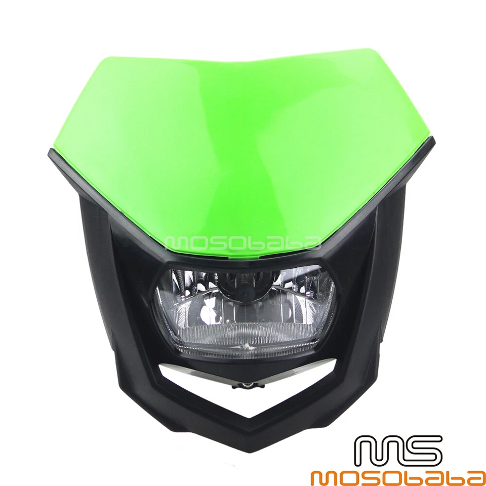 Lámpara de faros para moto de cross para Kawasaki KLX110/125/140/250/300 Suzuki DR100 RMX250 Foto 2 de 4