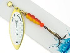 Mepps Aglia Long Rainbo #4 17g Spinner Pike Zander Lure NEW COLOURS