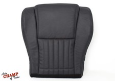 2000 2001 2002 Pontiac Firebird - Driver Side Bottom Leather Seat Cover Black
