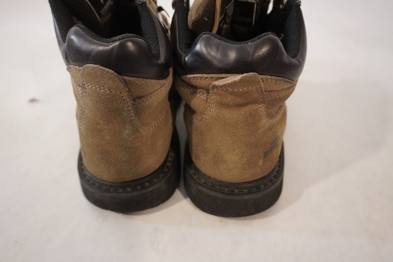 Brazos Men's 6" Waterproof Wheat Nubuck Work Boots Steel Toe Size 7 eBay