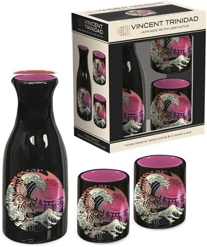 Vincent Trinidad Sake Set Rad Tiger Wave Official Design NEW - 第 1/1 張圖片