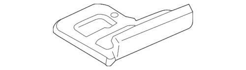 Cubierta del riel del asiento delantero derecho para Ford Mustang 2015-2022 (N/P FR3Z-6361748-AA)