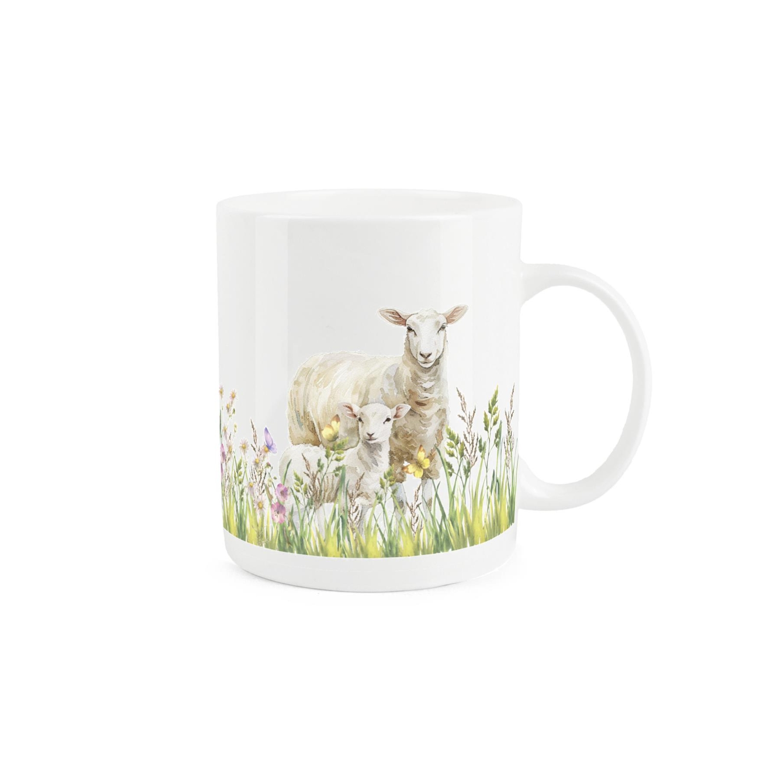 Bone China Countryside Animals Mug - Sheep & Lamb Drinkware Gifts