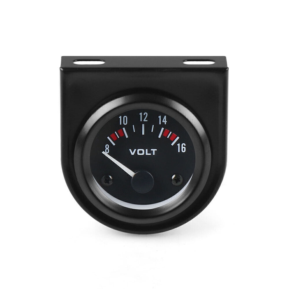 Universal 12V Auto Voltmeter 52mm 8-16V Spannungsmesser Manometer Messbereich