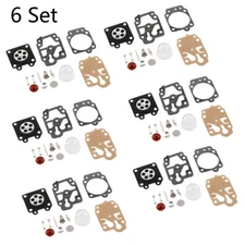6 Set Carburetor Gasket Kit Replace For Walbro 43CC 52CC 40-5/44F-5 Honda CG260