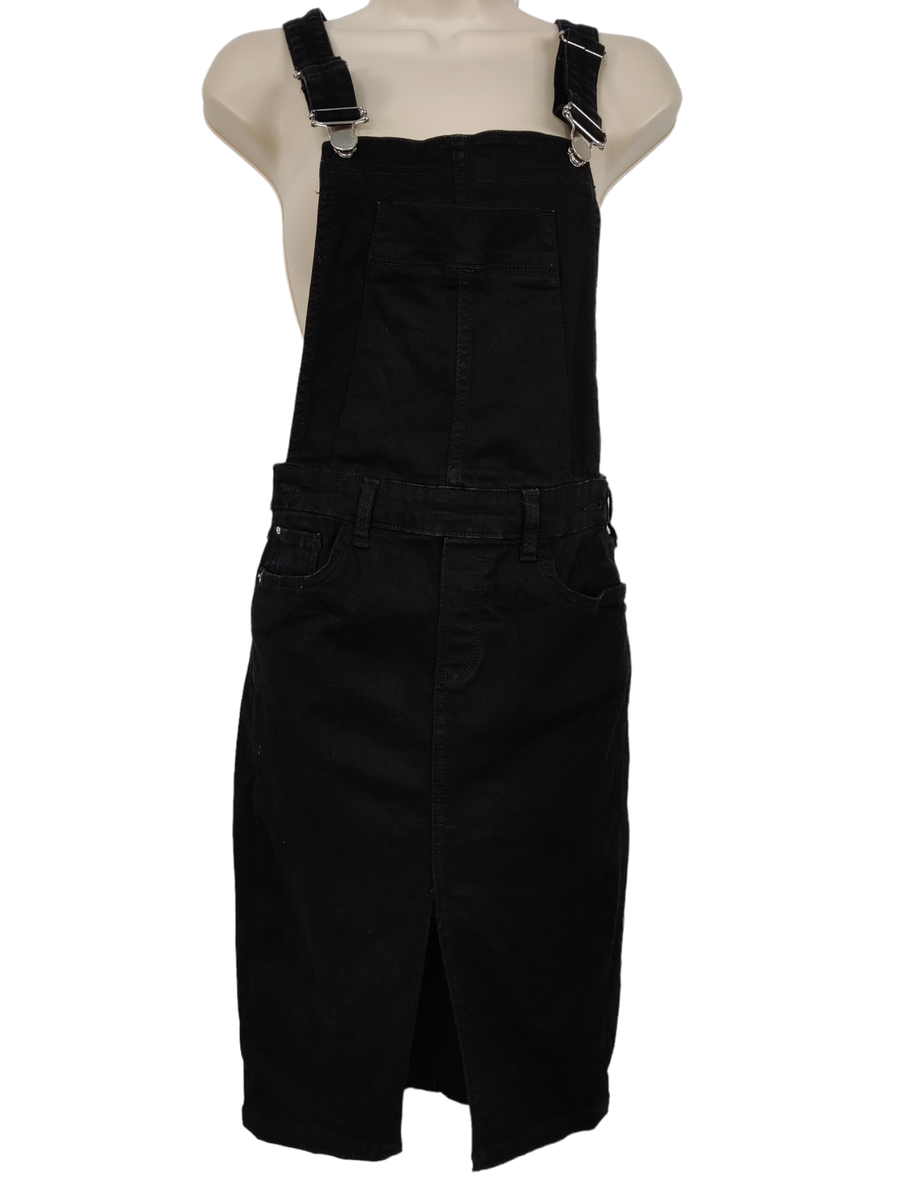 Pinafore Dress Ladies Black Dungaree Dress Tweeny Girls Cord
