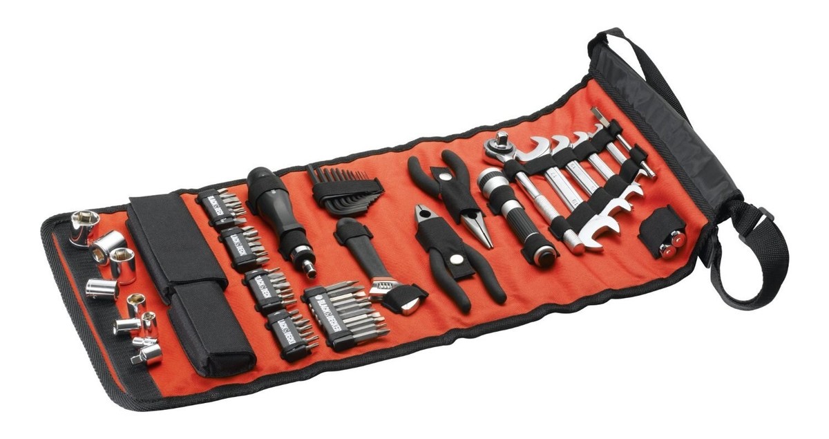 パルスワン　マンキーセット 5035048010846 Black & Decker A7144-XJ mechanics tool set BLACK+
