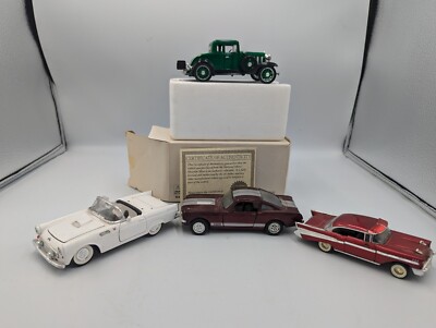 Lot 4 1/32 Diecast Cars National Motor Museum 1932 Chevy Coupe New Ray Jada GT