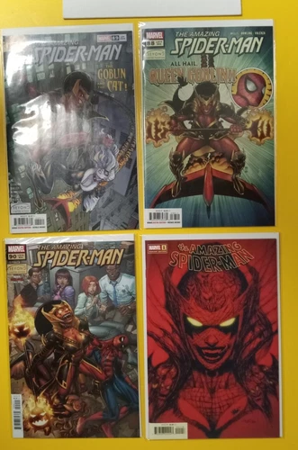 THE AMAZING SPIDER-MAN #88, #89, #89 THE QUEEN GOBLIN ARC/#1 GLEASON LOT OF 4