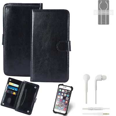 Handy Hülle für Huawei Mate 50 RS + Earphones Flip Case Schutzhülle Klapp Tas