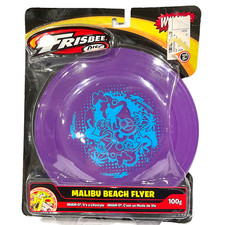 Wham-O Frisbee Disc Malibu Beach Flyer 100 grams Purple 4505 wave surfers hawai