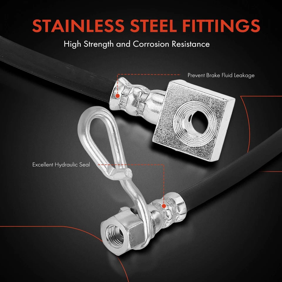 Задний правый тормозной гидравлический шланг для Ford E-450 Super Duty 08-14 2017-2019 2021 - Изображение 4 из 4