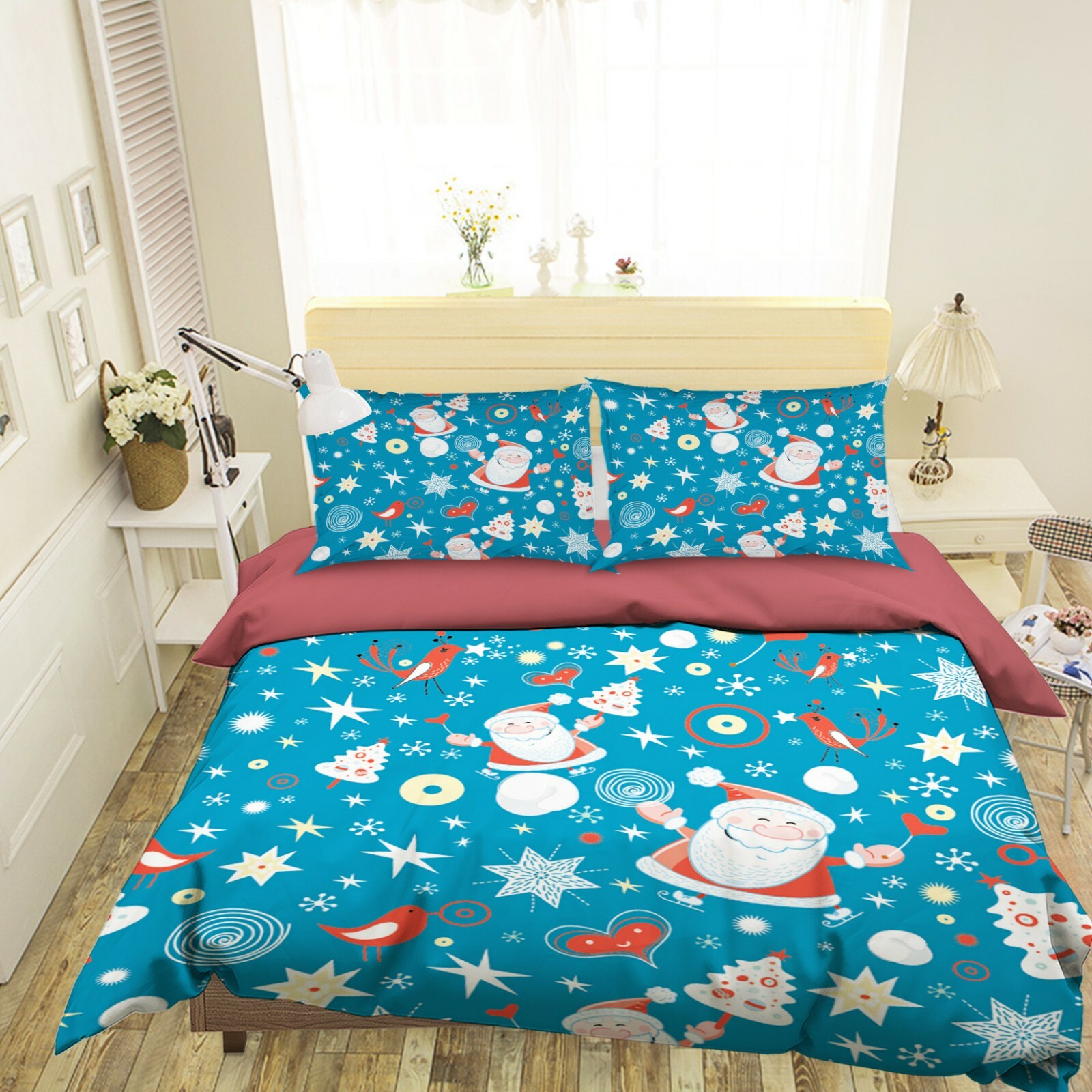 dinosaur christmas bedding