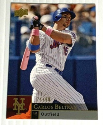 2009 Upper Deck Gold #247 Carlos Beltran # 74/99 