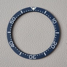 Bezel Insert Dark Blue Turtle Ceramic / Flat C3 Low PIP / Matte