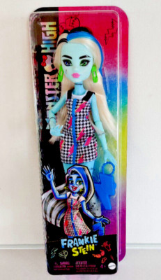 MONSTER HIGH MONSTERISTAS Frankie Stein Puppe 2024 Wave 2 Neu in OVP UK Ausgabe