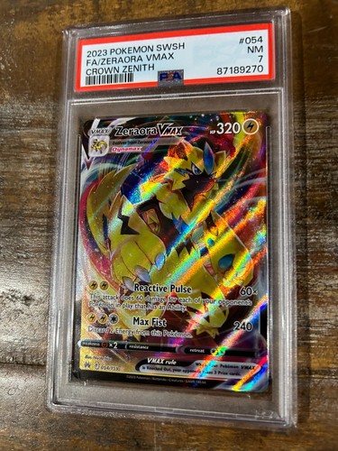 Zeraora VMAX graded PSA 7 for sale on eBay