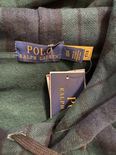 NWT Polo Ralph Lauren Men's Heritage Tartan Fleece Hoodie - Size XL - Picture 5 of 6