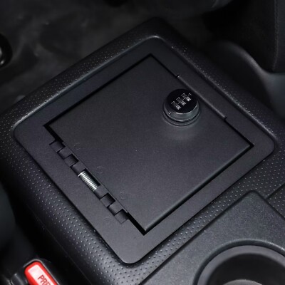 Center Console Steel Safe Interior Storage Box For Toyota FJ Cruiser 2007-2014