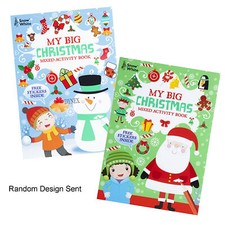 Christmas My Big Activity Book with Stickers Random Colour - Large Print