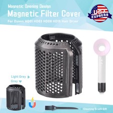 Magnetic Opening Design Outer Filter Cover For Dyson HD01 HD03 HD08 Hair Dryer
