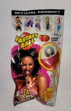 Chupa Chups Fantasy Ball Lollipop, Sticker Scary Spice Girls Factory Sealed 1997