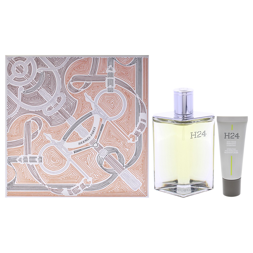 H24 Hermes Men's Gift Set 3.3oz EDP Spray & 0.67oz Moisturizer