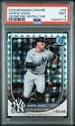 2025 BOWMAN CHROME GEOMETRIC REFRACTOR #99 AARON JUDGE/499🔥PSA 9